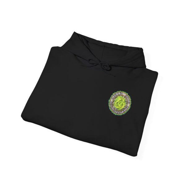 Solar System with Orion's Belt - Unisex Heavy Blend™ Hooded Sweatshirt - Eco-Friendly - Image 4