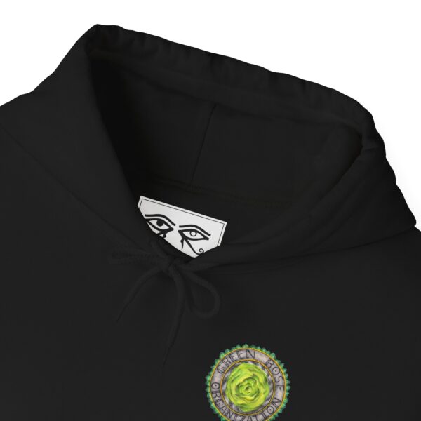 Solar System with Orion's Belt - Unisex Heavy Blend™ Hooded Sweatshirt - Eco-Friendly - Image 5